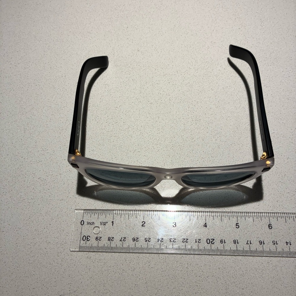 Men's Krizia Black & Frosted/Clear Frame Sunglasses - Picture 9 of 9